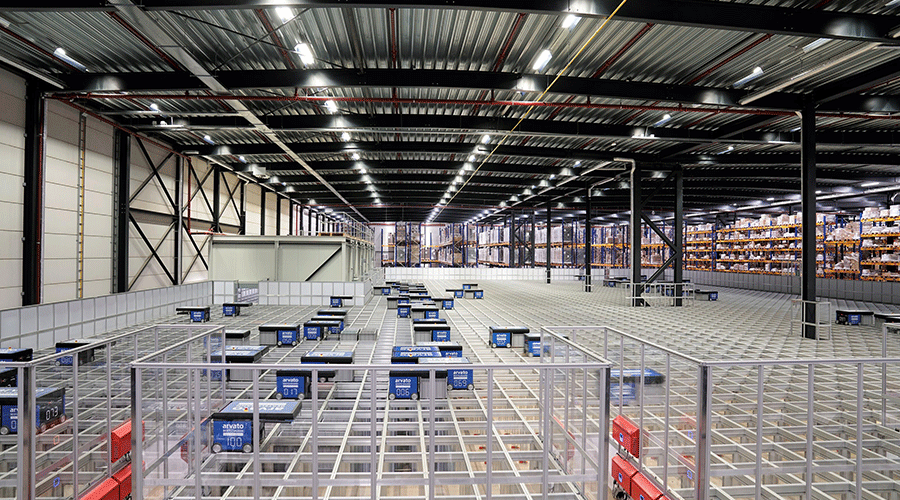 Arvato AutoStore system Grid for Ritual Cosmetics in the Netherlands