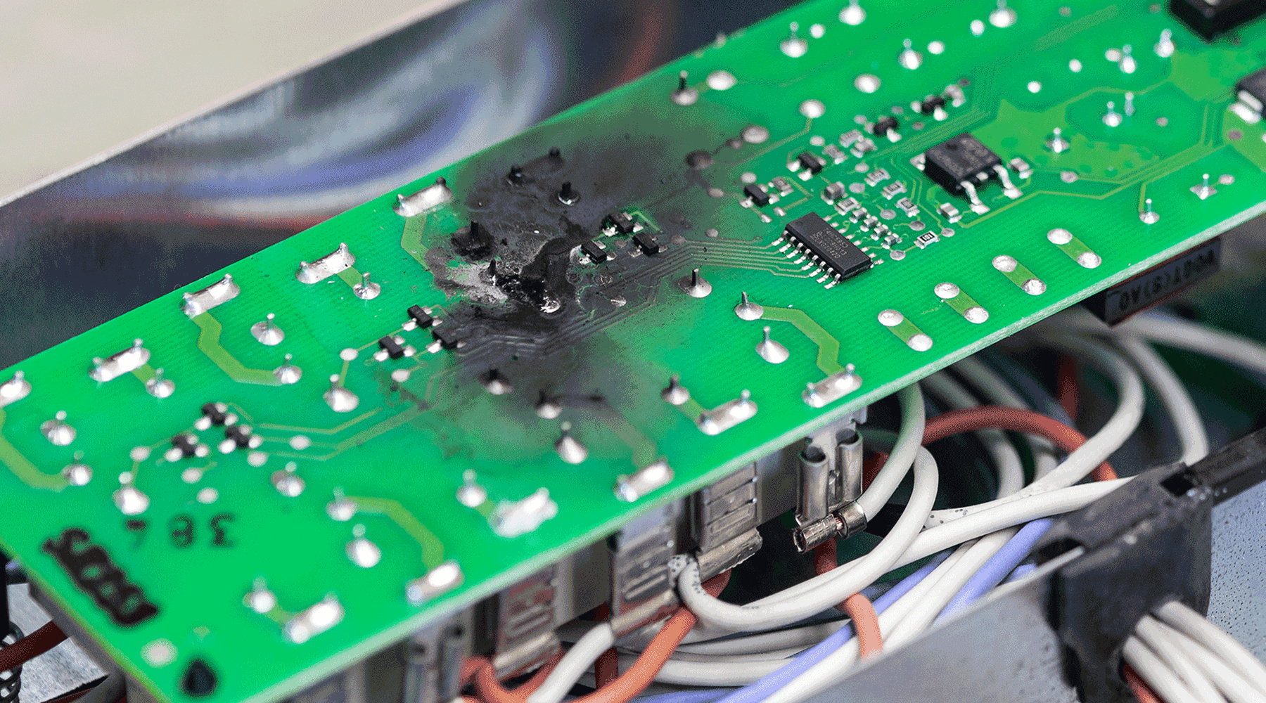 A printed circuit board (PCB)