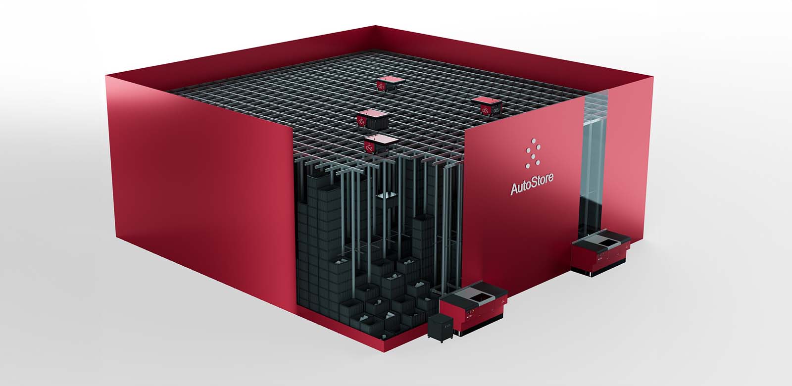 AutoStore Cube Storage Goods-to-Person System